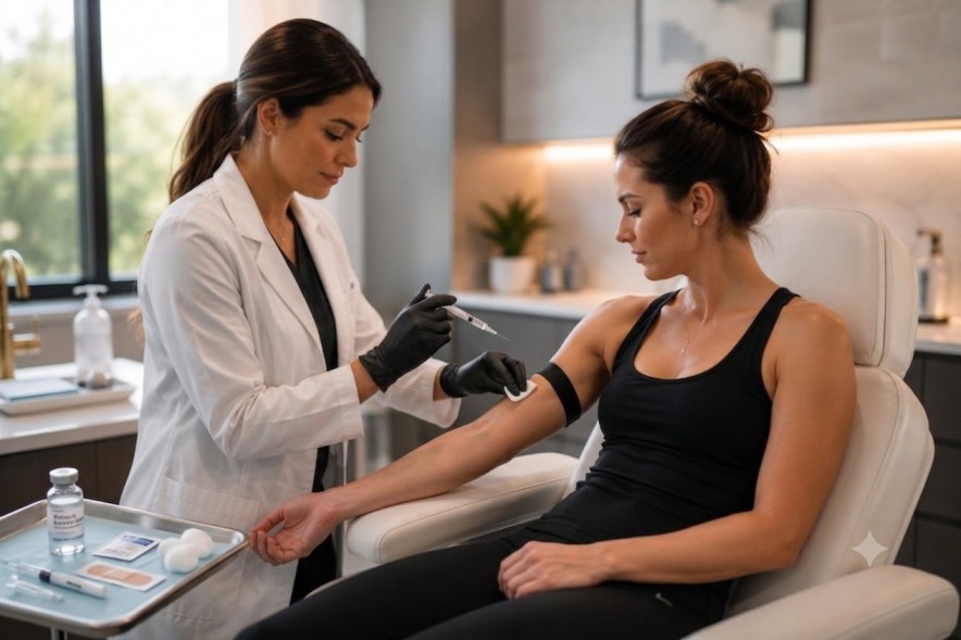 Skin health and radiant wellness appearance